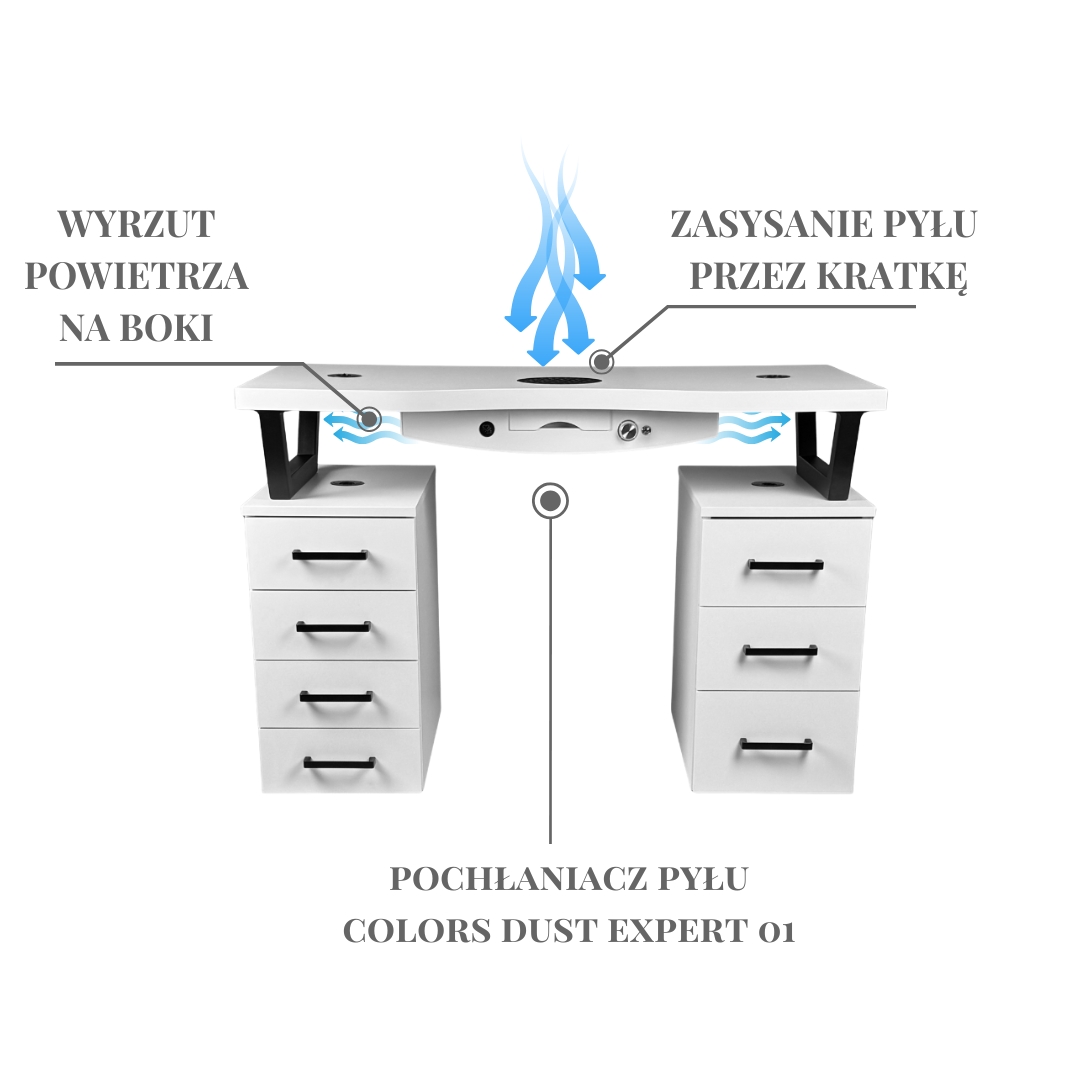 pochłaniacz pyłu podblatowy