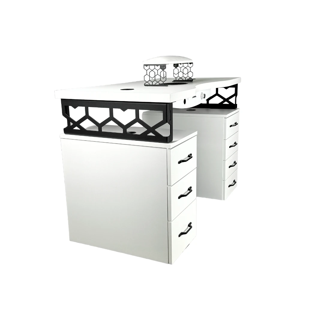 biurko kosmetyczne hexa two czarne