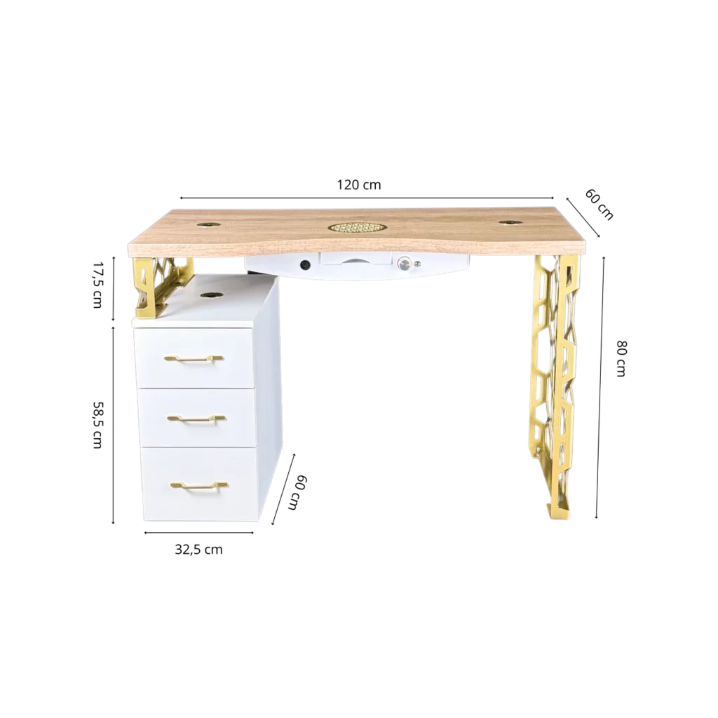 cechy biurka kosmetycznego do salonu kosmetycznego