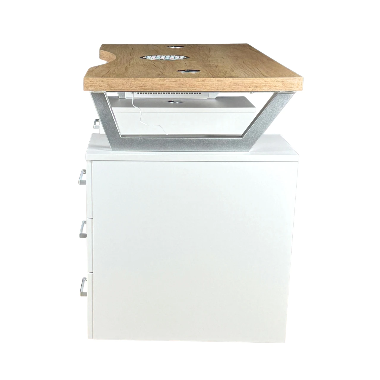 biurko kosmetyczne widok z boku