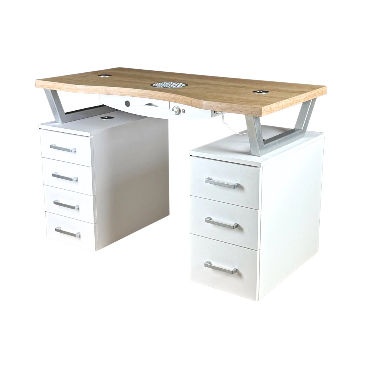 biurko kosmetyczne z dwoma szafkami