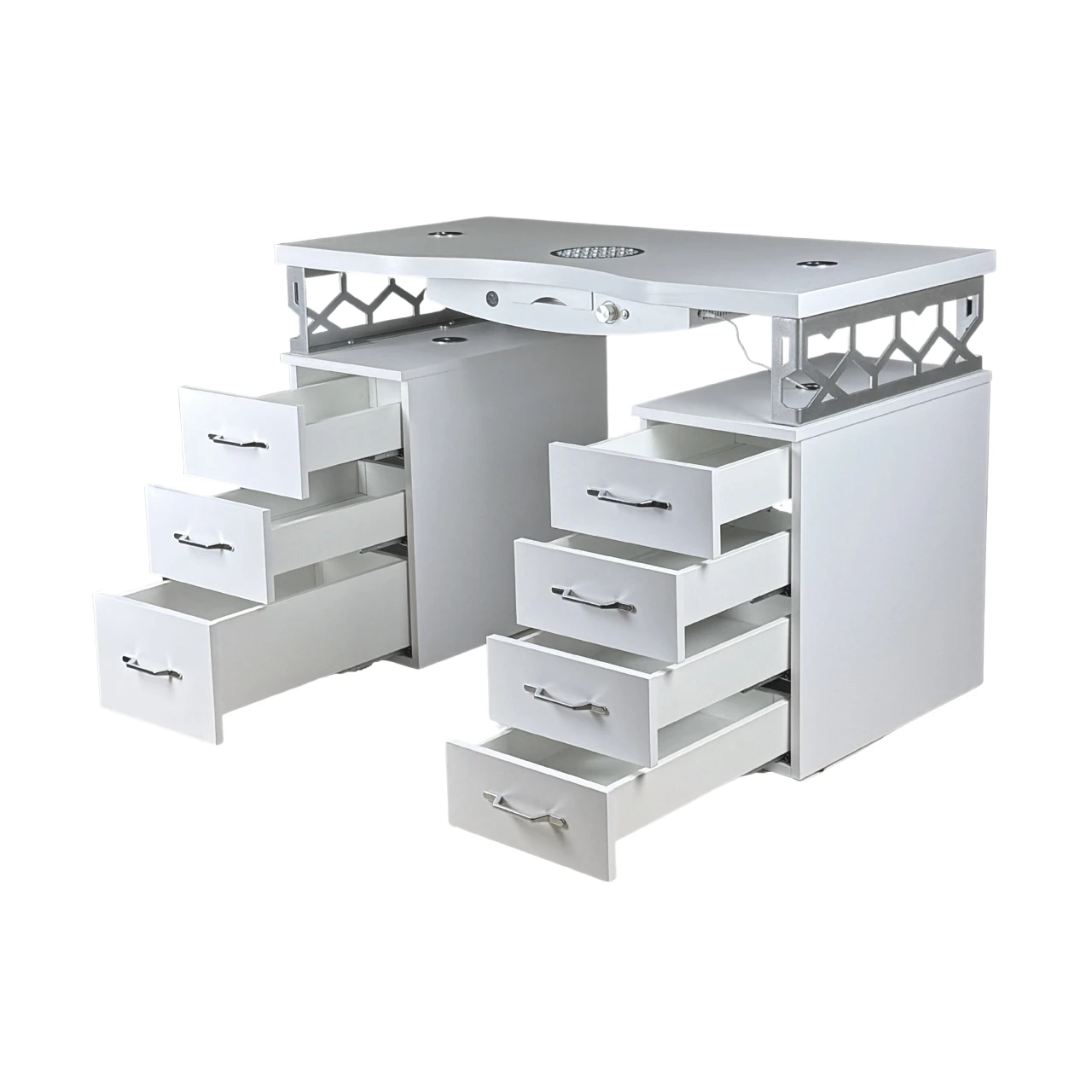 Biurko do manicure kosmetyczne z szufladami