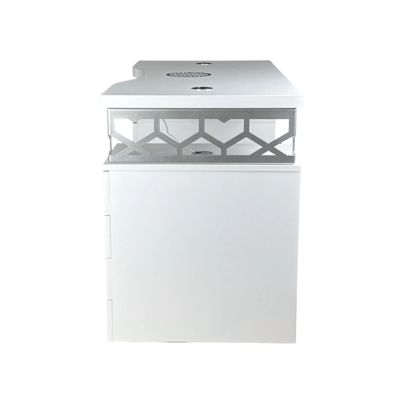 Biurko do manicure kosmetyczne bok ażur