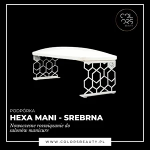 podpórka do manicure na złotych nózkach