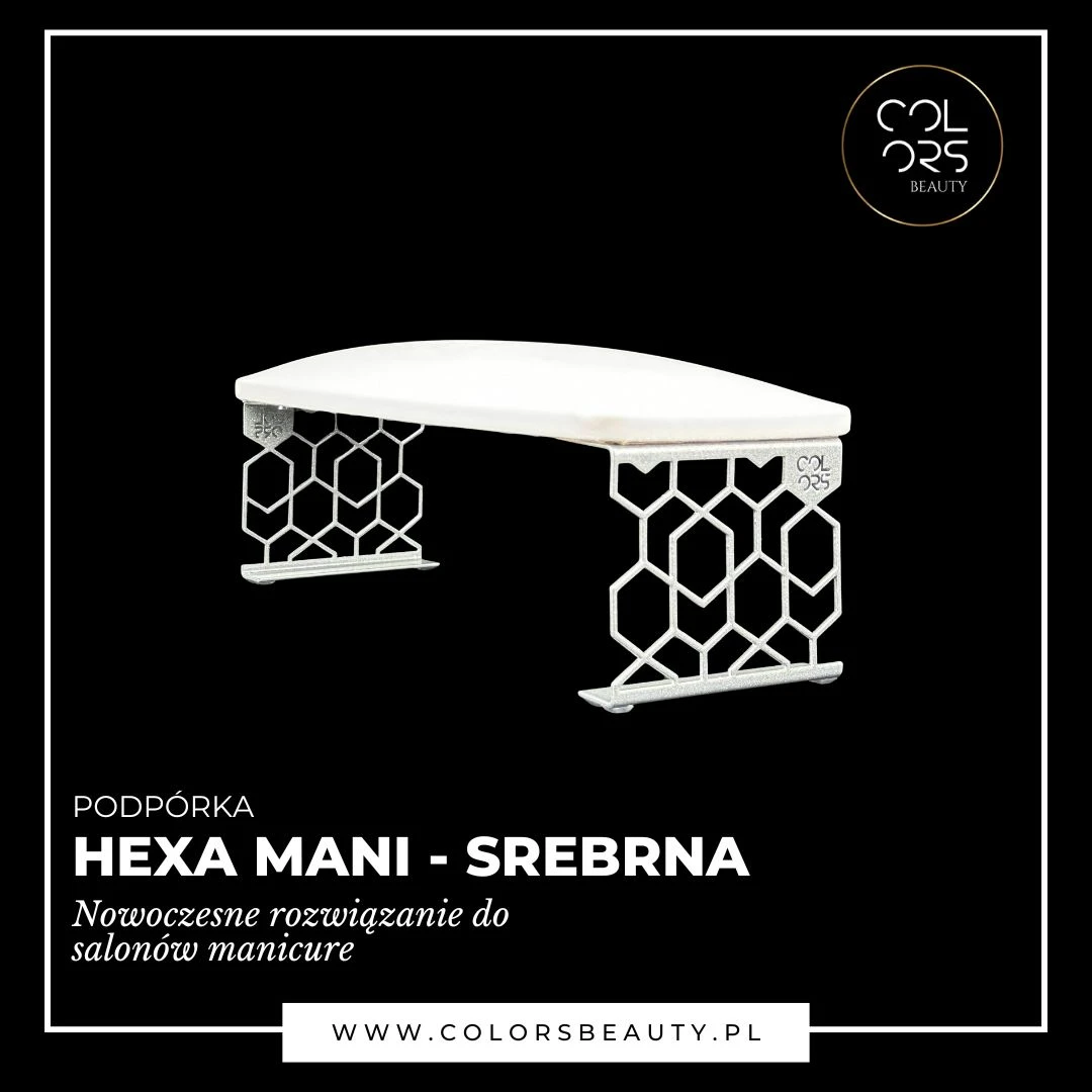 podpórka do manicure na złotych nózkach