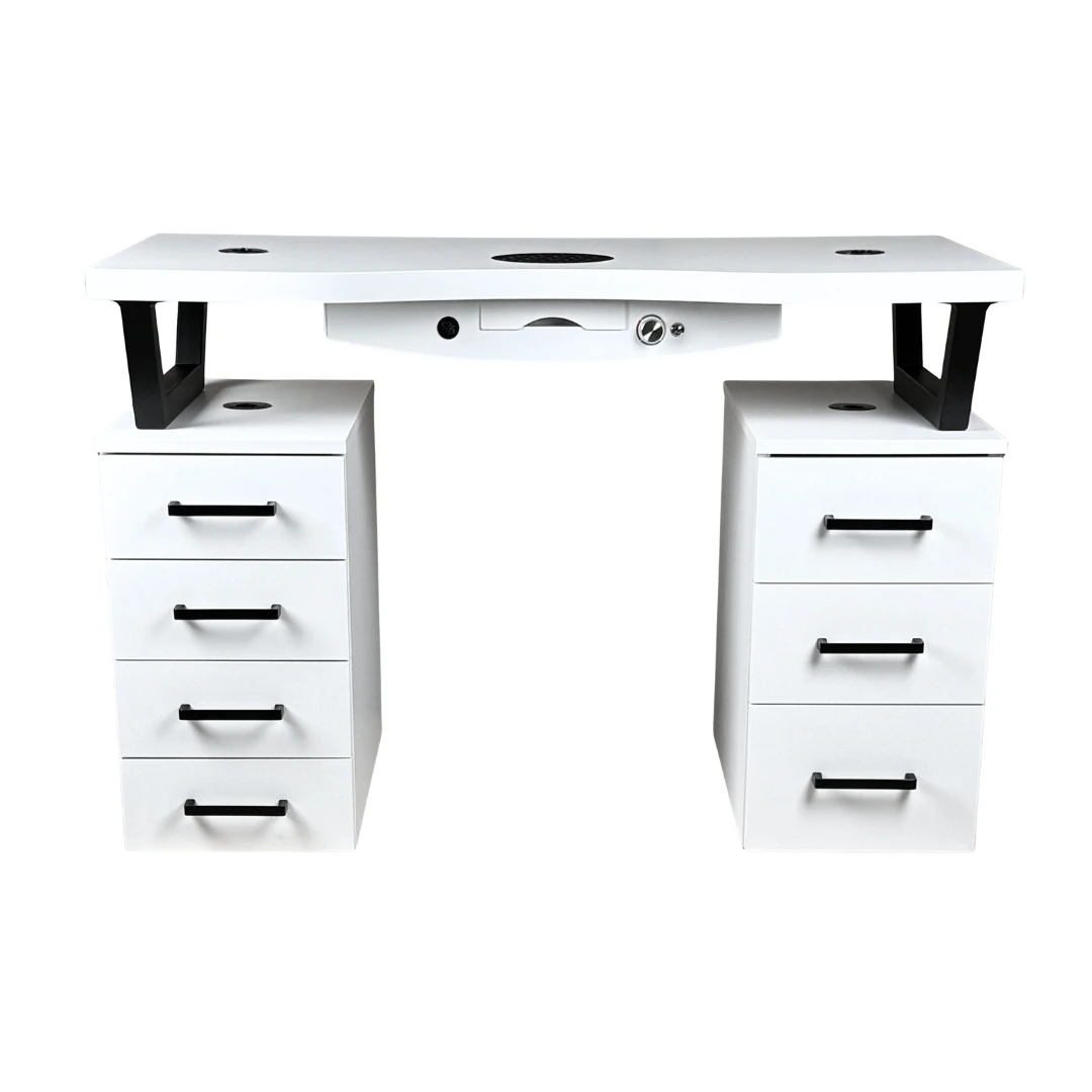 biurko kosmetyczne z pochłaniaczem pyłu colors beauty