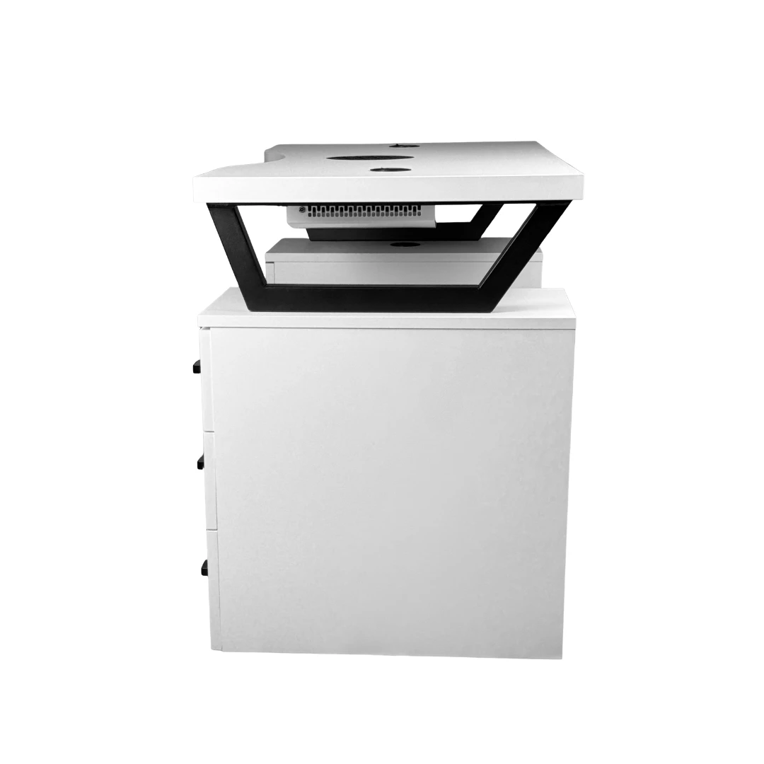 Biurko kosmetyczne z pochłaniaczem podblatowym